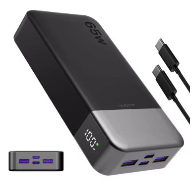 JUOVI 20000mAh 65W Fast Charging Power Bank